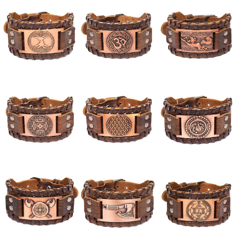 Totem Design Compass Bracelet