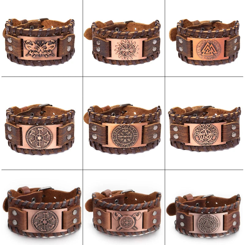 Totem Design Compass Bracelet