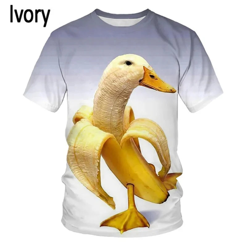 3D Printing Fruit Banana T Shirt