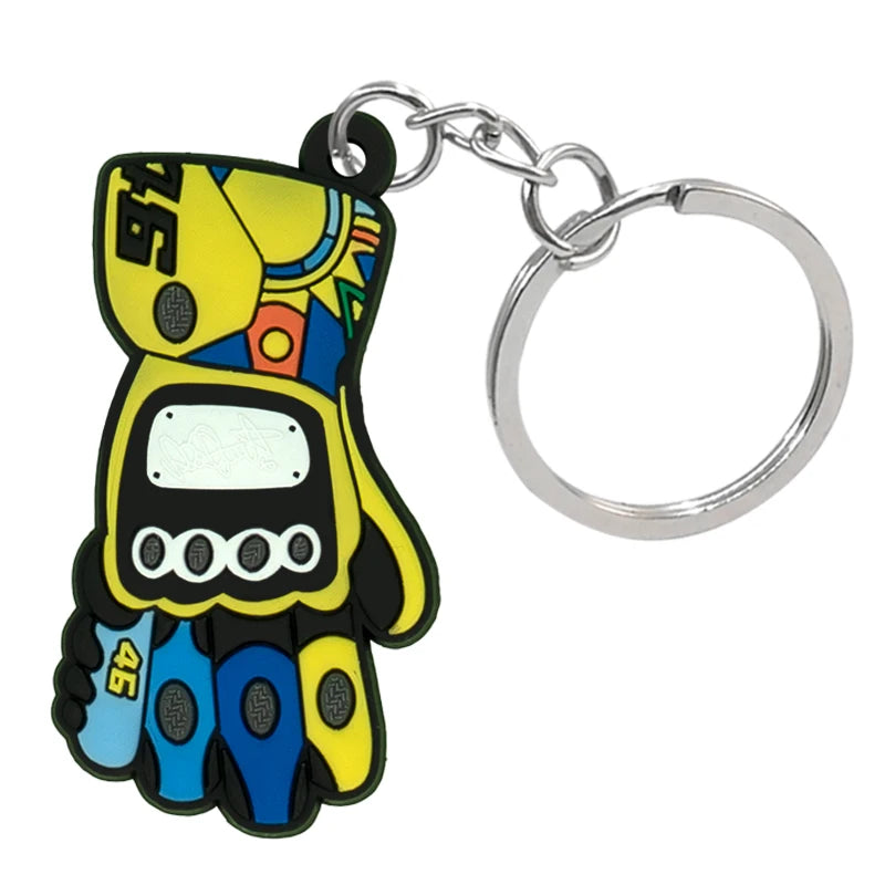 1PCS Vehicle PVC Keychain