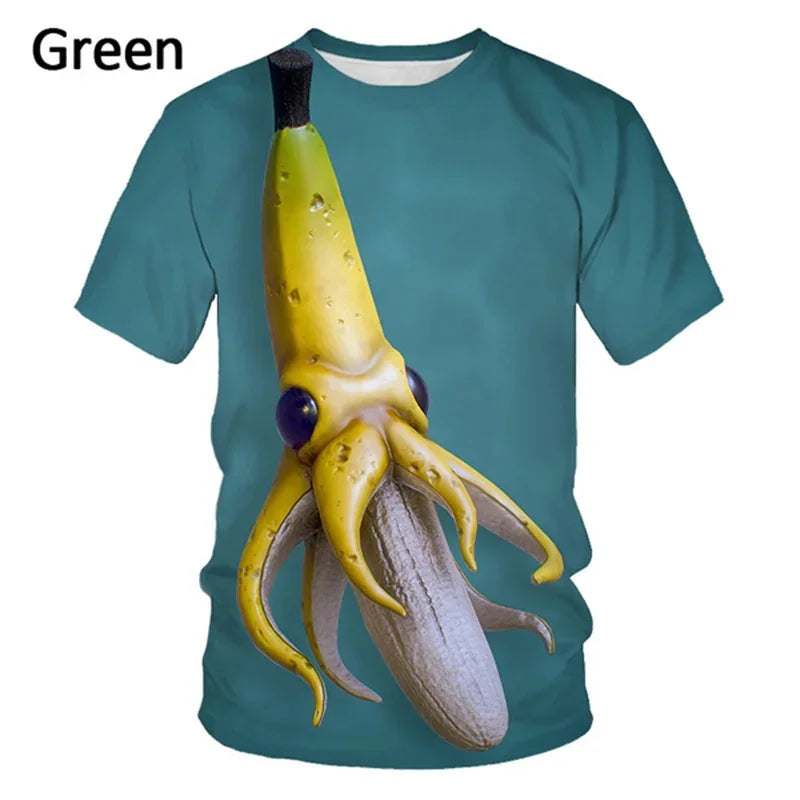 3D Printing Fruit Banana T Shirt