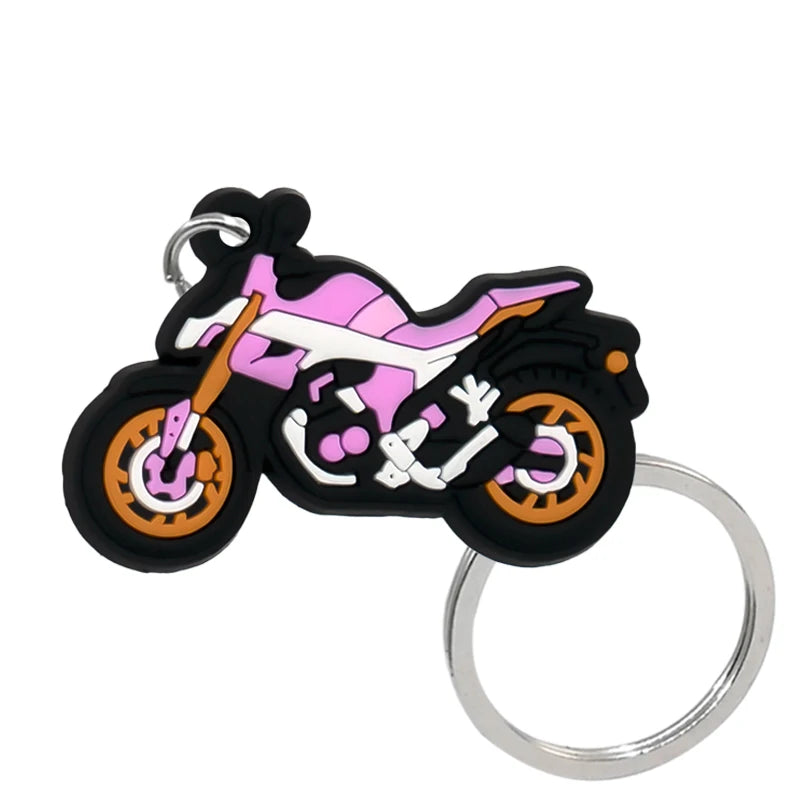 1PCS Vehicle PVC Keychain