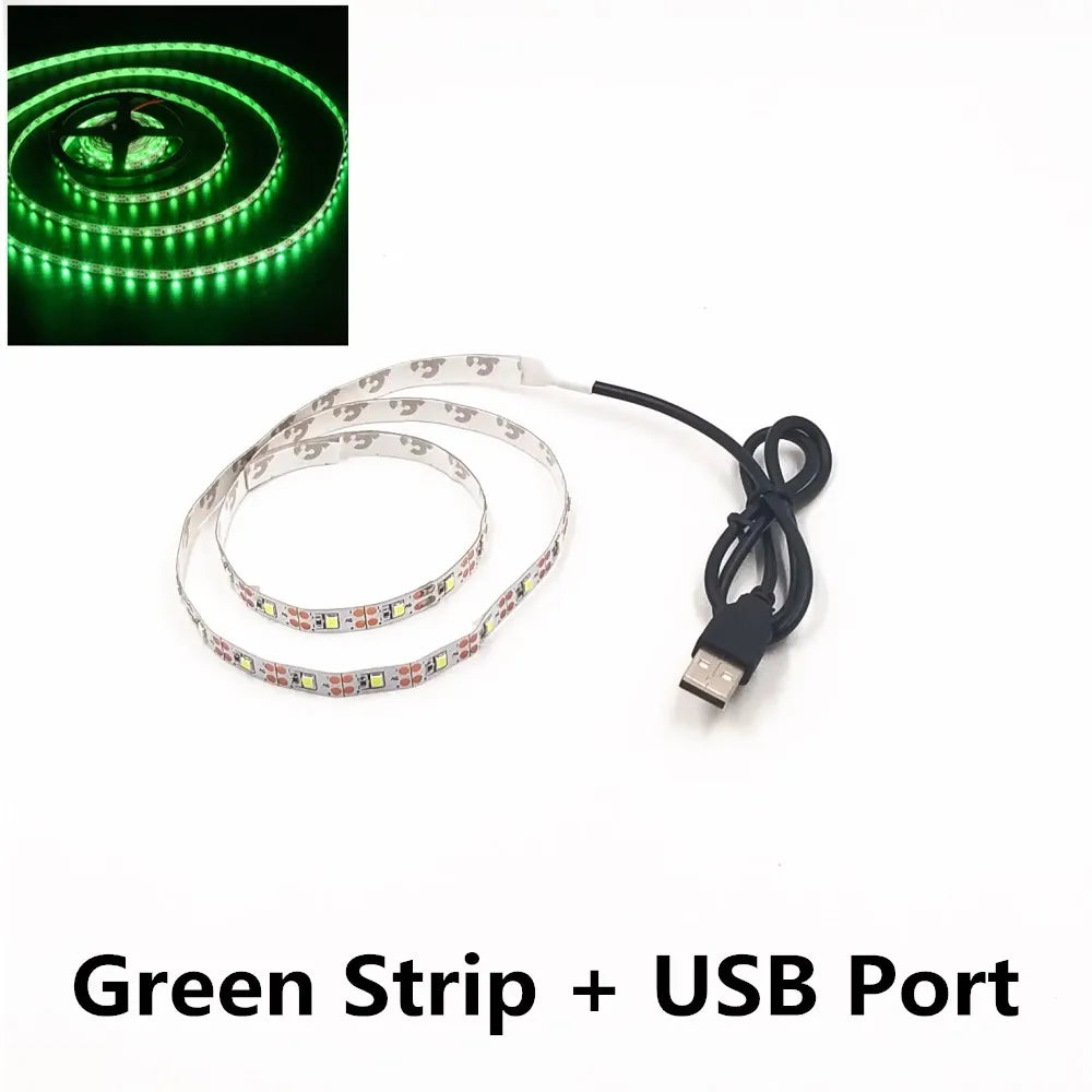 LED Night Light String DC5V With USB Port Cable