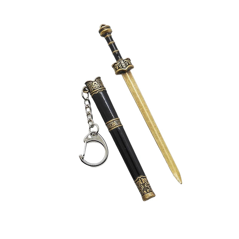 Novelty Mini Sword Shape Pendant Keychain