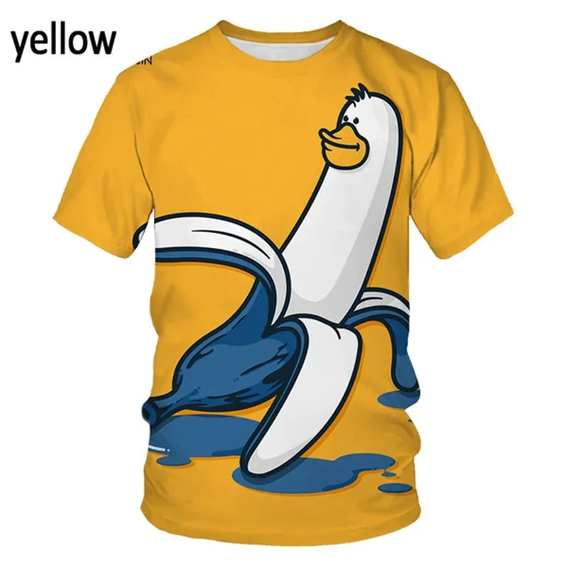 3D Printing Fruit Banana T Shirt