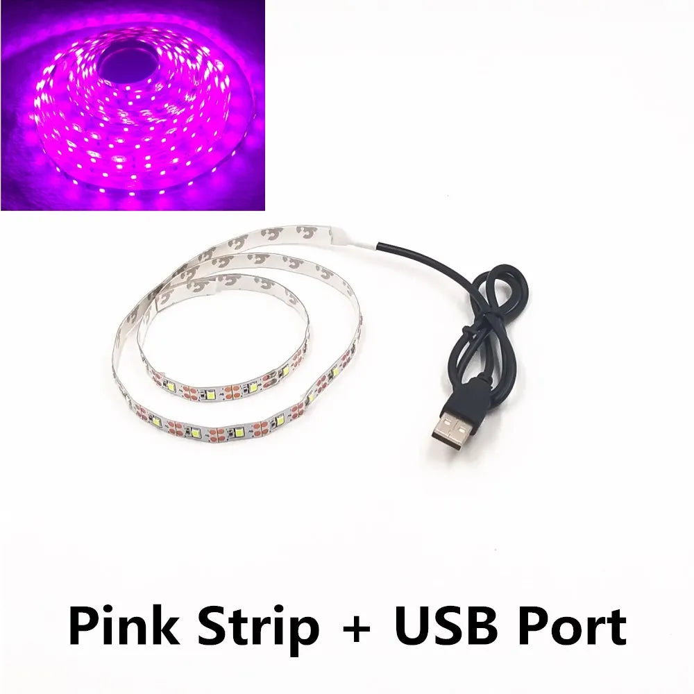 LED Night Light String DC5V With USB Port Cable