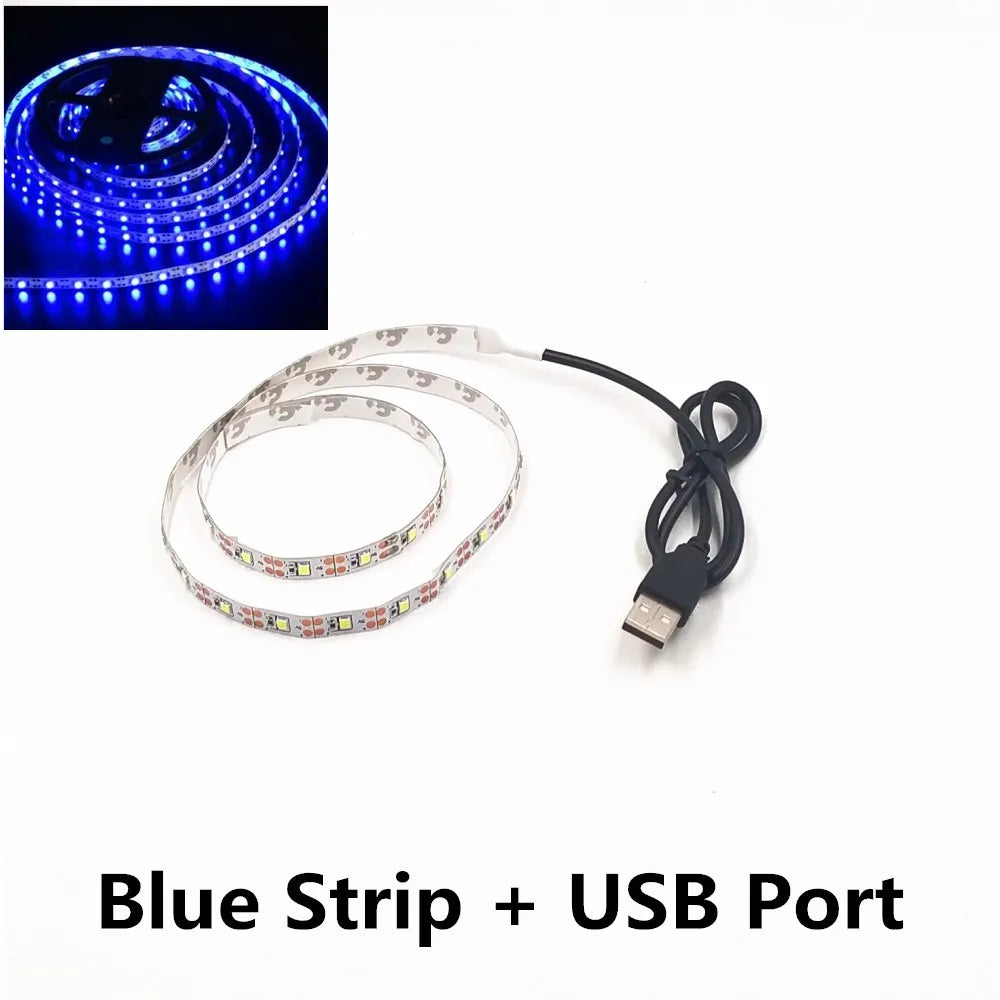 LED Night Light String DC5V With USB Port Cable