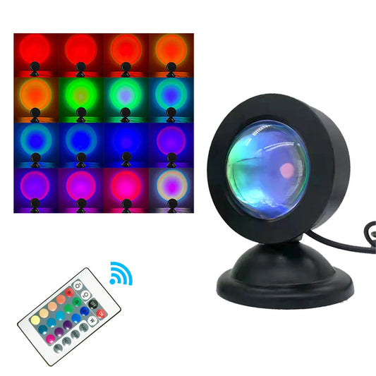 USB Sunset Lamp LED Projector