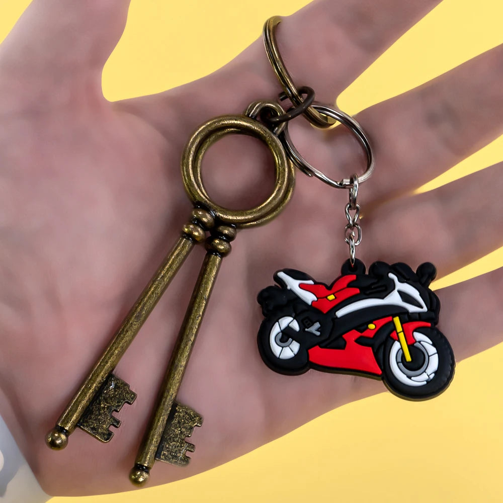 1PCS Vehicle PVC Keychain