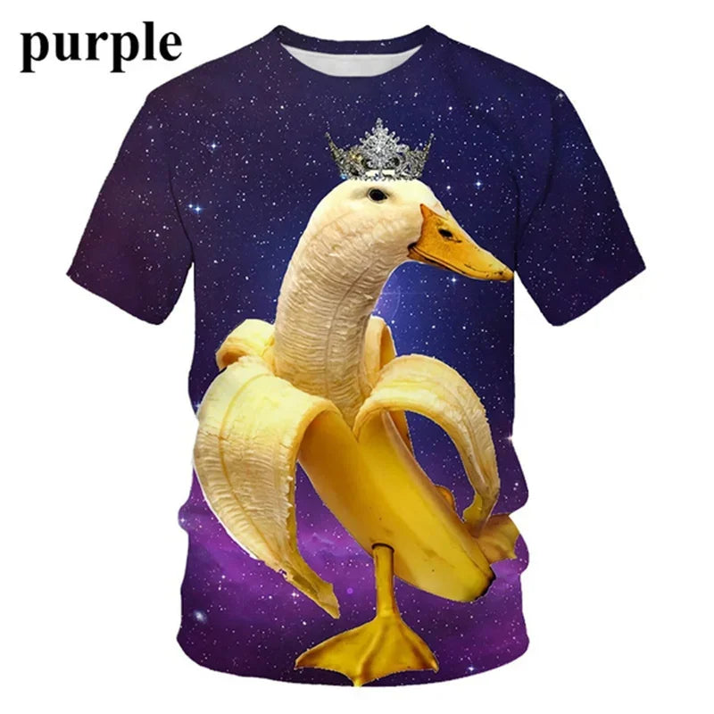 3D Printing Fruit Banana T Shirt