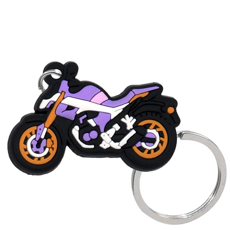 1PCS Vehicle PVC Keychain