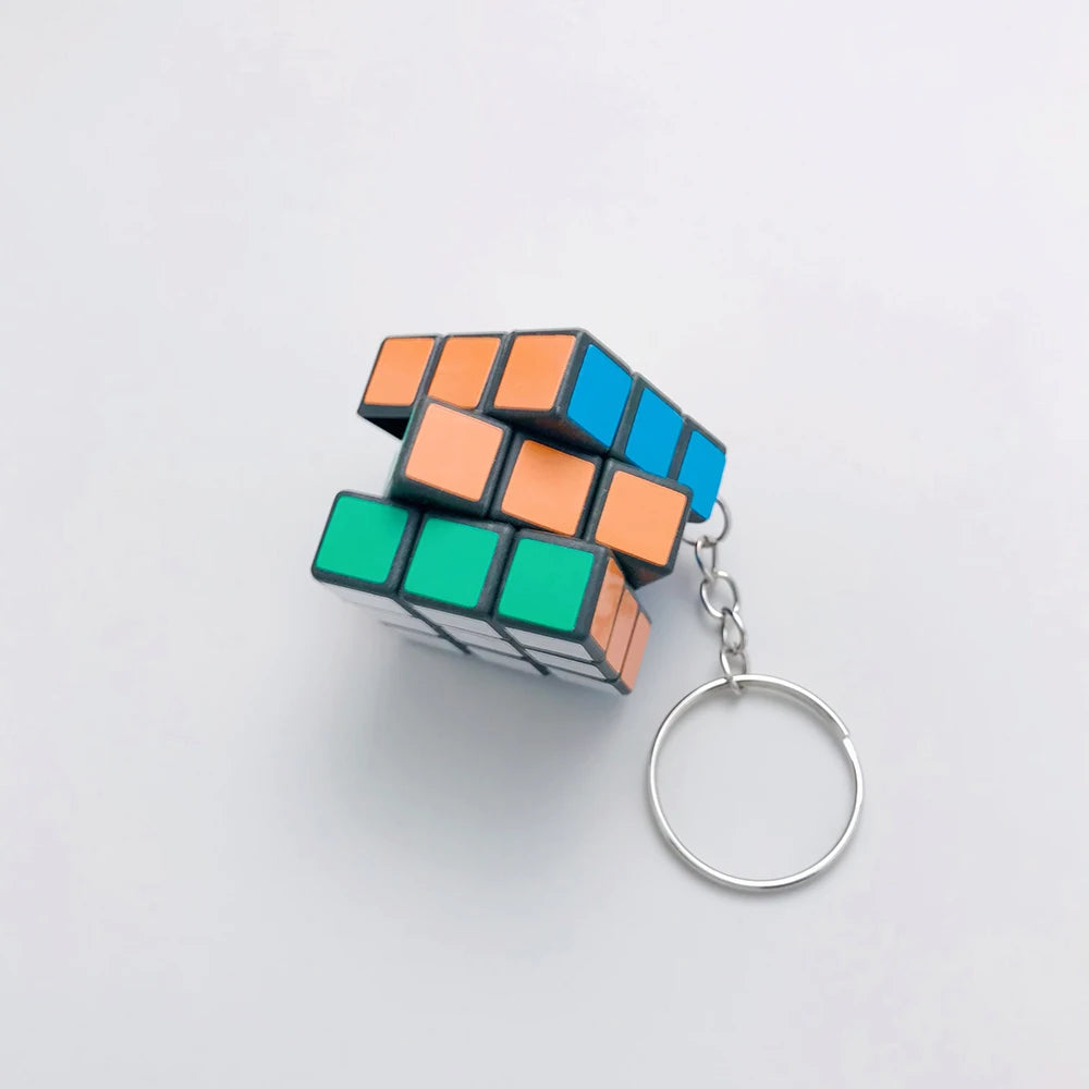 Creative Mini Geometirc 3CM Magic Cube Keychain