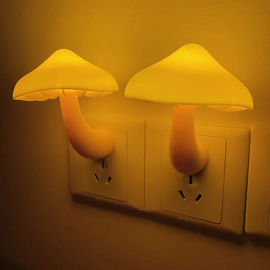 Bedroom Led Night Light Mushroom