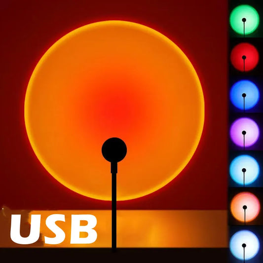 USB Sunset Lamp Projector