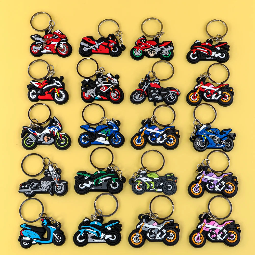 1PCS Vehicle PVC Keychain