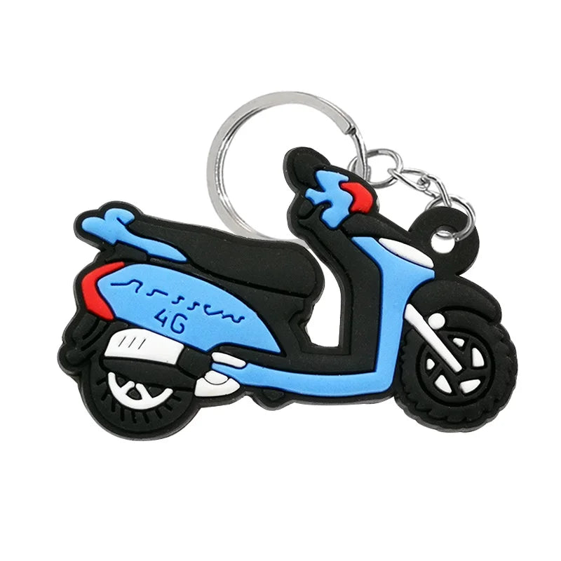 1PCS Vehicle PVC Keychain