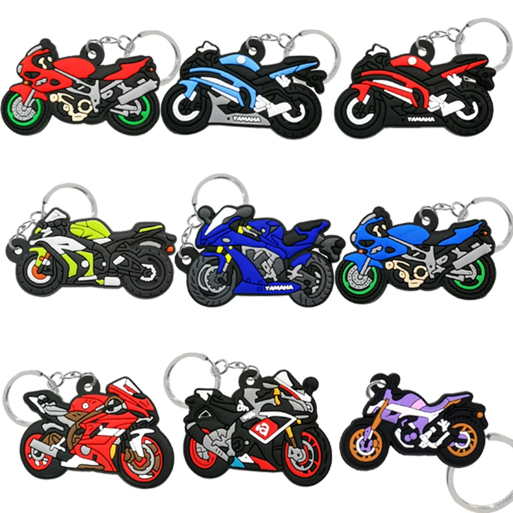 1PCS Vehicle PVC Keychain