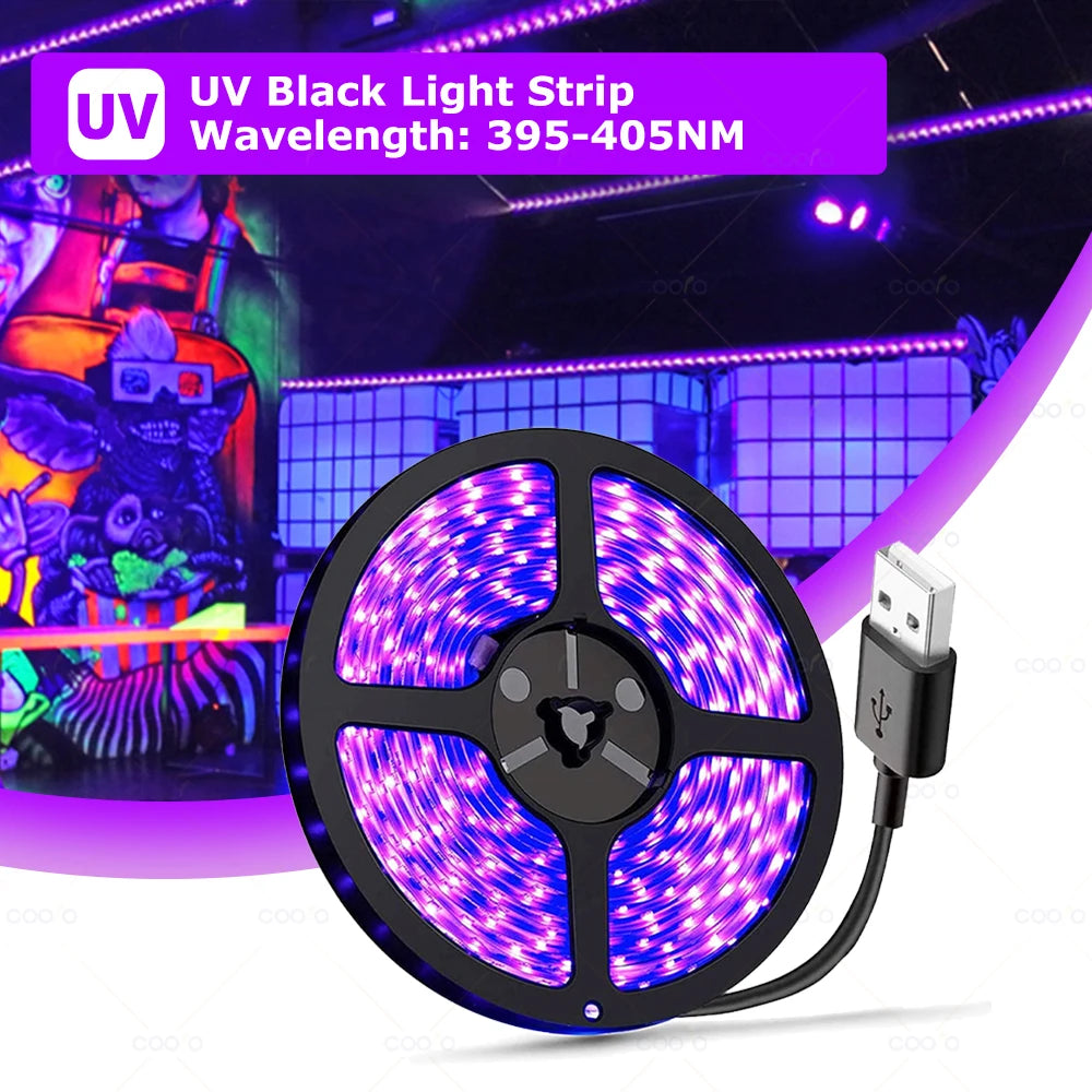 UV LED Light Strip Flexible LED Strip Light Ultraviolet