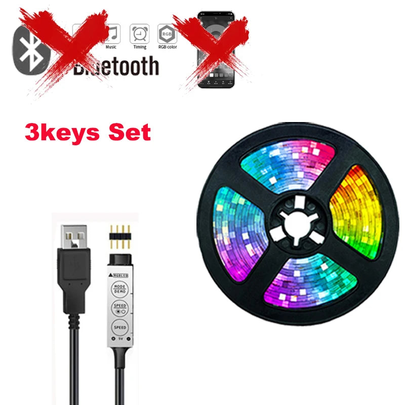 LED Strip Light in different colors