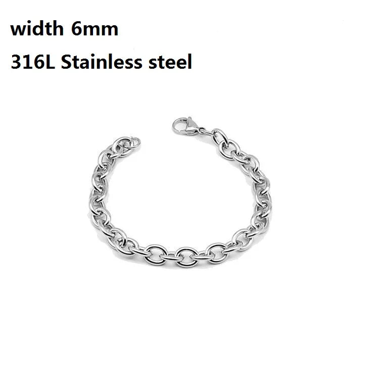 Stainless Steel Cuban Chain Bracelet