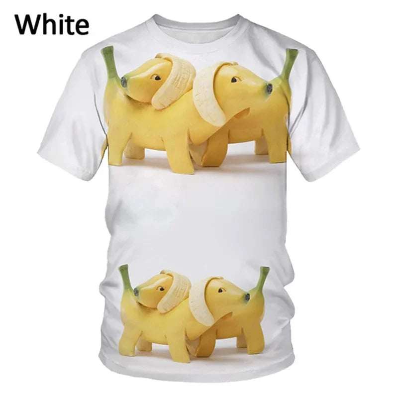 3D Printing Fruit Banana T Shirt