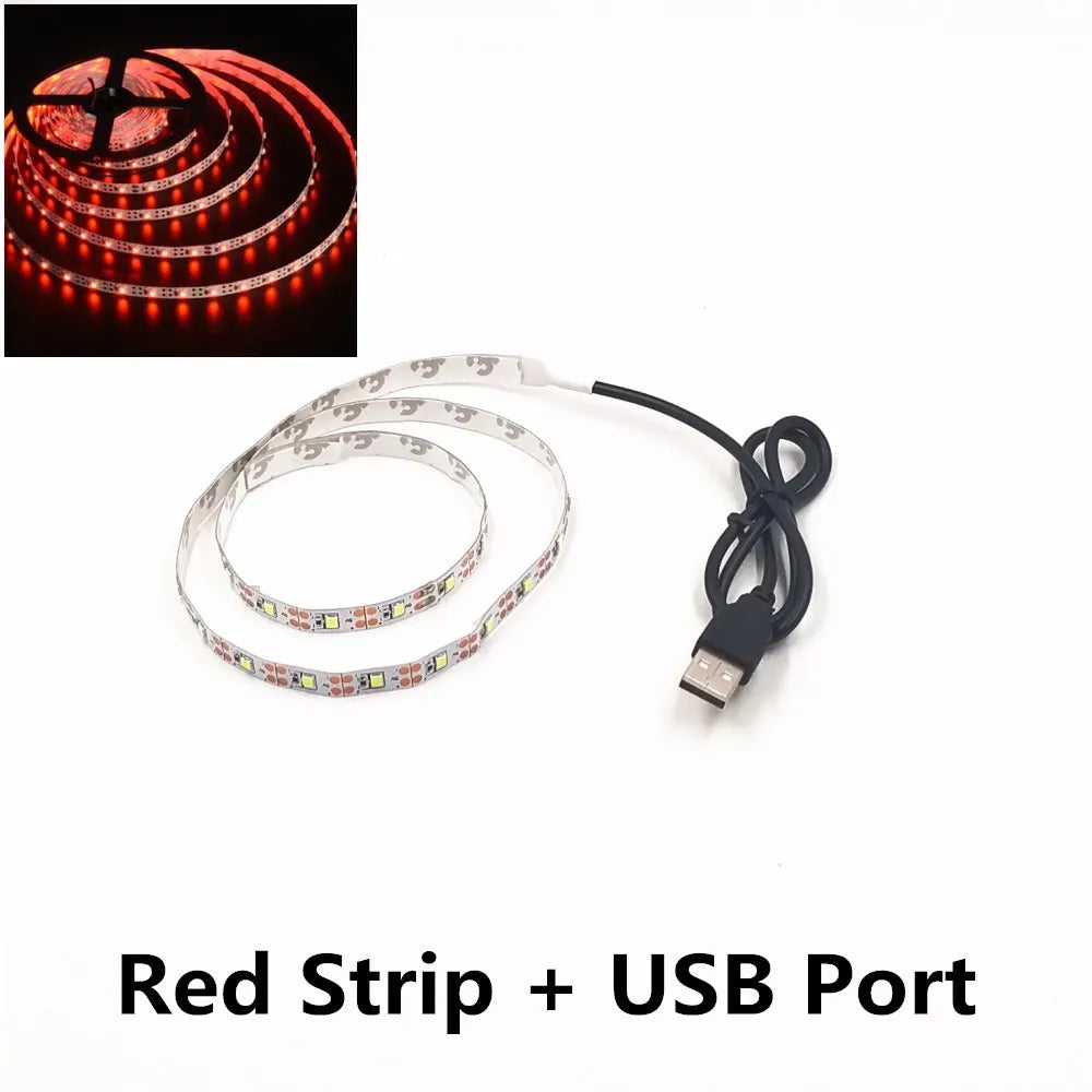 LED Night Light String DC5V With USB Port Cable