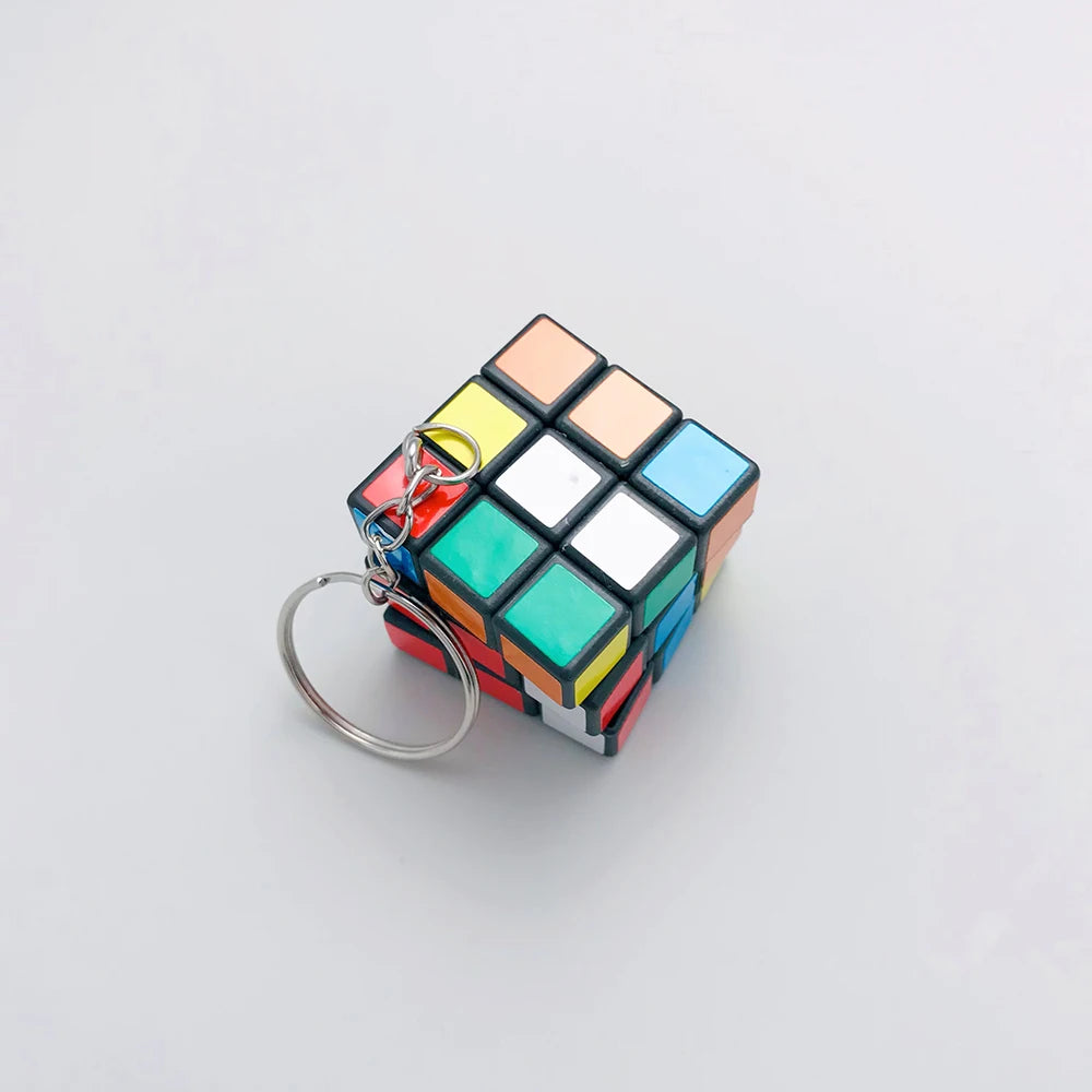 Creative Mini Geometirc 3CM Magic Cube Keychain