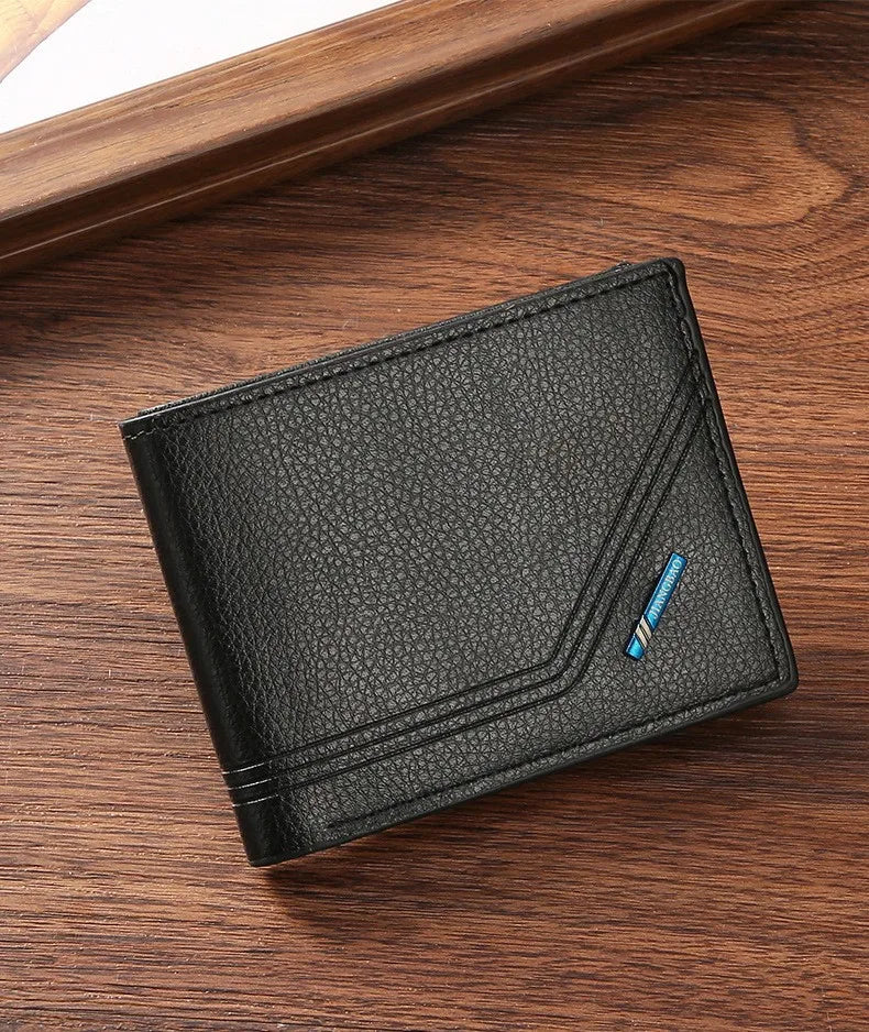 Leather Masculina Billetera Card Holder Wallet