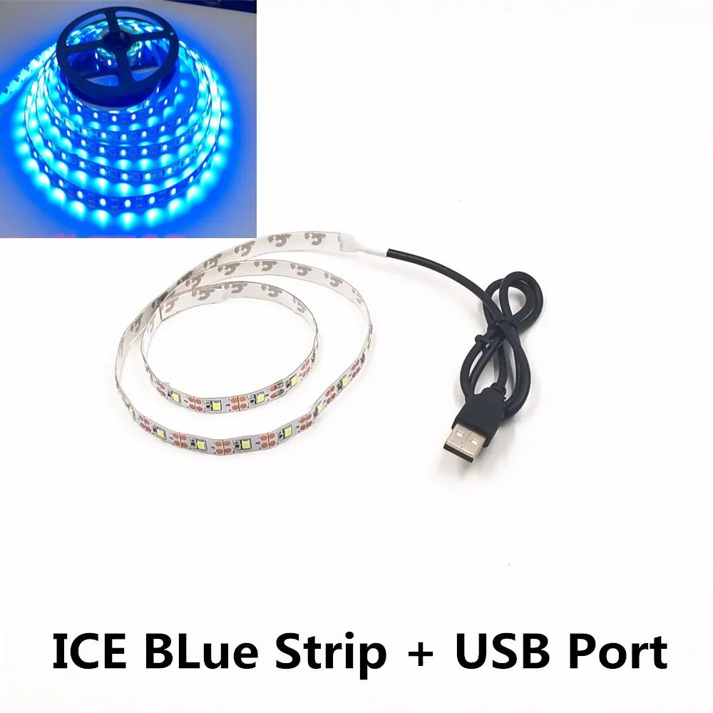 LED Night Light String DC5V With USB Port Cable